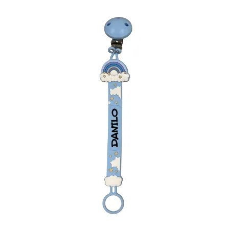 Prendedor de chupeta FLAT de Silicone Personalizada | BabyJart