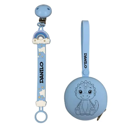 Catenella Portaciuccio FLAT in Silicone Personalizzata | BabyJart 2