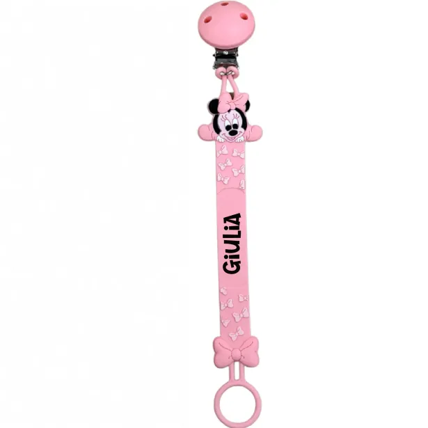 Personalized Silicone Pacifier Chain FLAT | BabyJart