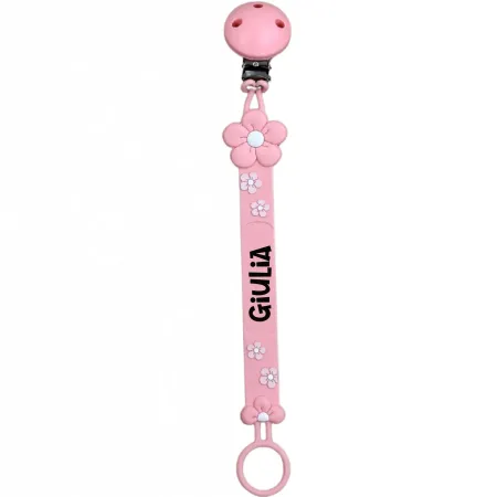Personalized Silicone Pacifier Chain FLAT | BabyJart