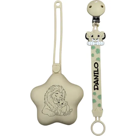 Personalized Silicone Pacifier Chain FLAT | BabyJart