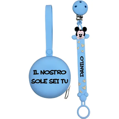 Prendedor de chupeta FLAT de Silicone Personalizada | BabyJart 2