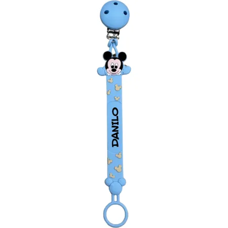 Prendedor de chupeta FLAT de Silicone Personalizada | BabyJart