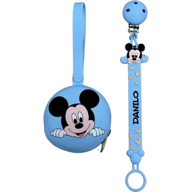 Cadena para Chupete FLAT de Silicona Personalizada | BabyJart
