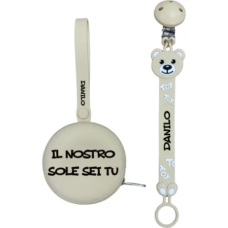 Personalized Silicone Pacifier Chain FLAT | BabyJart 2