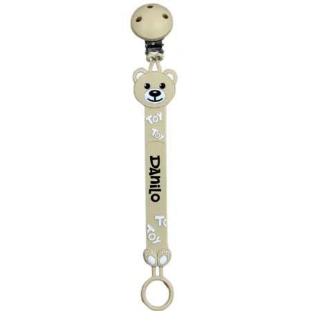 Personalized Silicone Pacifier Chain FLAT | BabyJart