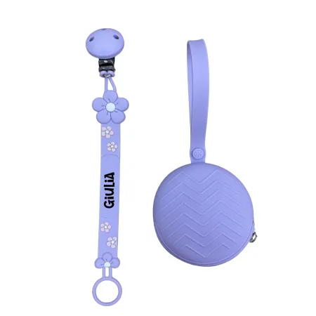 Personalized Silicone Pacifier Chain FLAT | BabyJart 2