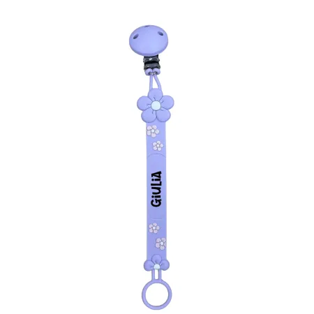 Catenella Portaciuccio FLAT in Silicone Personalizzata | BabyJart