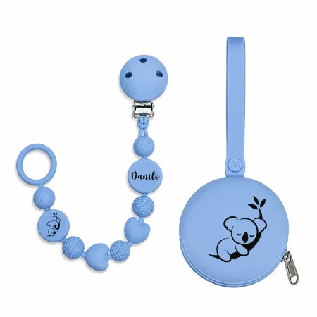 Catenella Portaciuccio BUBBLE in Silicone Personalizzata 2