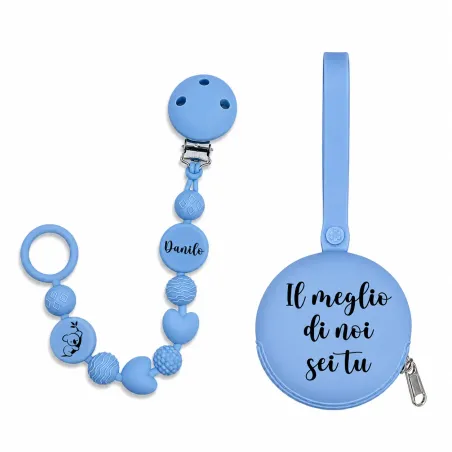 Corrente de Chupeta BUBBLE de Silicone Personalizada