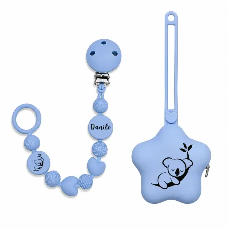 Personalized Silicone Pacifier Chain BUBBLE | BabyJart
