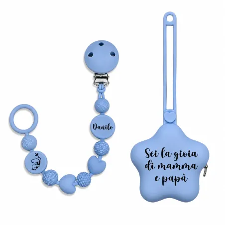 Personalized Silicone Pacifier Chain BUBBLE | BabyJart