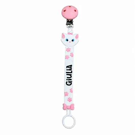 Personalized Silicone Pacifier Chain FLAT | BabyJart