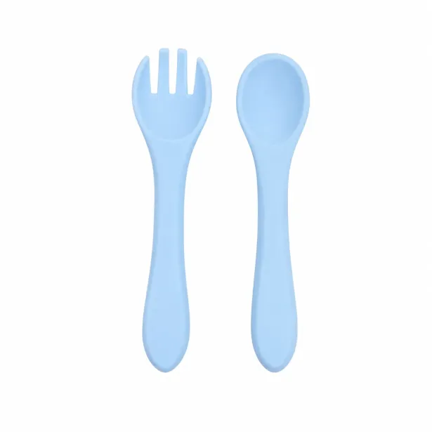 Posate in Silicone Personalizzate con Nome e Immagine | Svezzamento