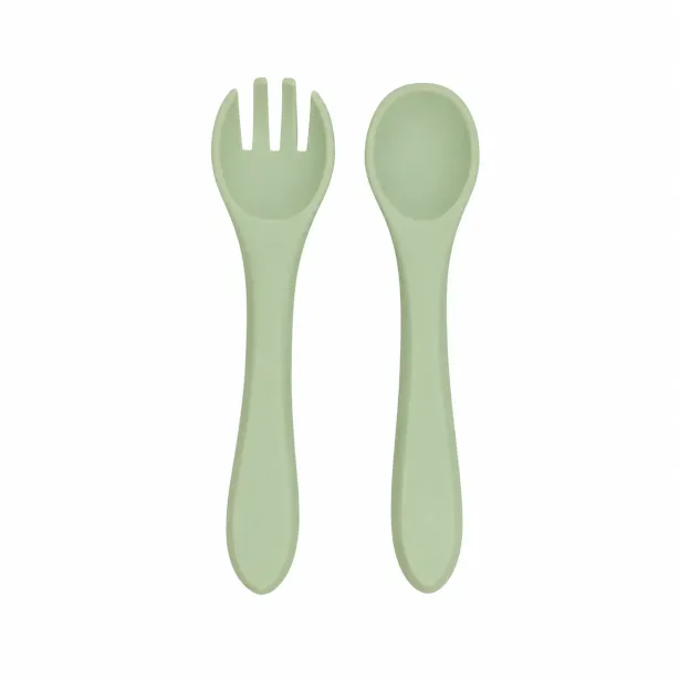 Posate in Silicone Personalizzate con Nome e Immagine | Svezzamento