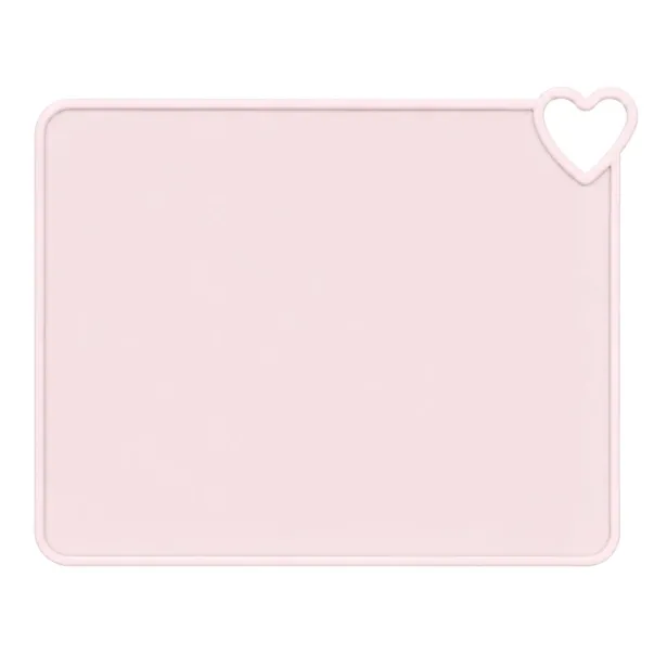 Set de table en silicone avec Cœur