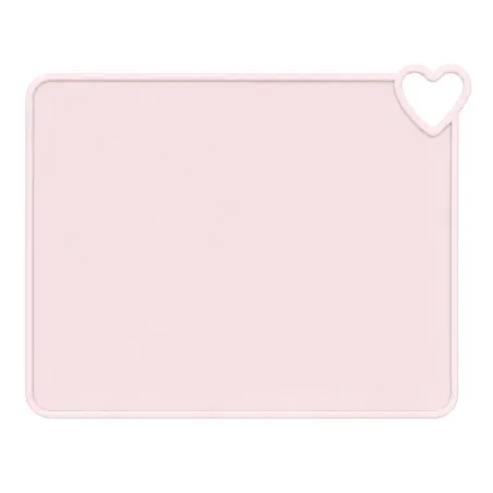 Set de table en silicone avec Cœur