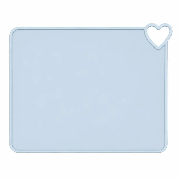 Set de table en silicone avec Cœur