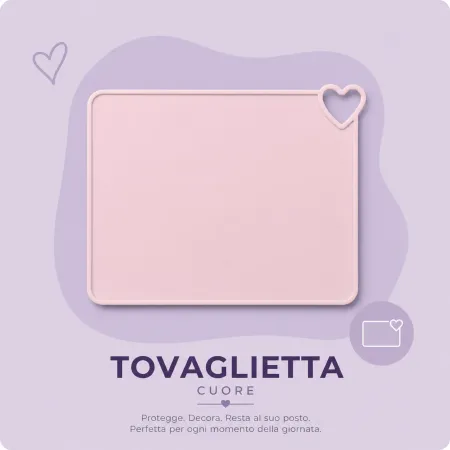 Tovaglietta in silicone con Cuore