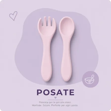 Cubiertos de Silicona Personalizados con Nombre e Imagen | Alimentació