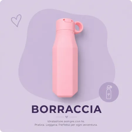 Borraccia in silicone