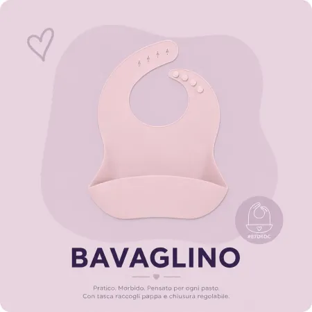 PERSONALIZA Babero de silicona