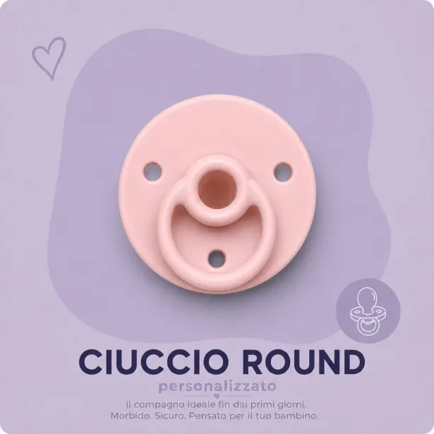Chupeta Bebé 0–6 Meses Silicone | Tetina Redonda BabyJart