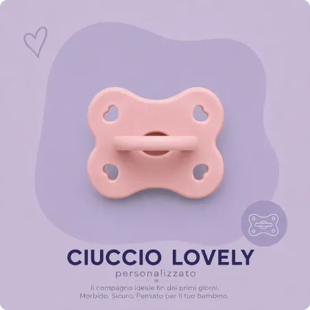Tétine Lovely en Silicone Personnalisée | BabyJART