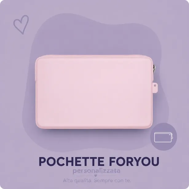 Necessaire Silicone Personalizado FORYOU | Bebé & Mamã