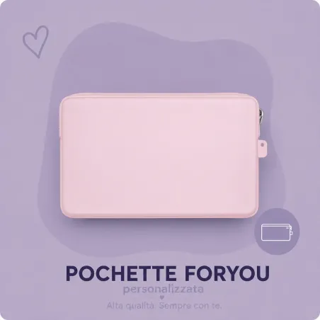 Pochette Silicone Personnalisée FORYOU | Bébé & Maman