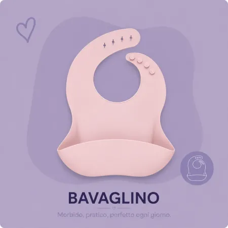 PERSONALIZZA Bavaglino in silicone