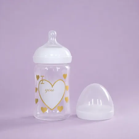 Biberon Personalizzato con Nome – Silicone Alimentare Anticolica 150ml