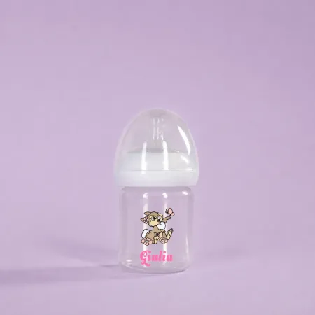 Personalisierte Babyflasche mit Namen-BPA-frei, Antikolik, Silikon 150 2