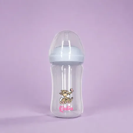 Biberon Personalizzato con Nome – Silicone Alimentare Anticolica 150ml