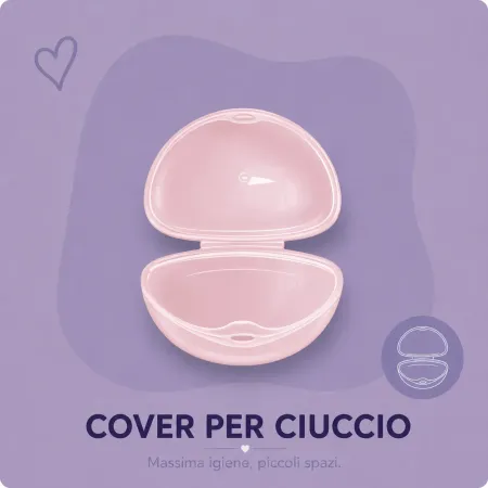 Custodia Portaciuccio | 1 Ciuccio | 6,5 × 6,0 × 6,5 cm | BABYJART®