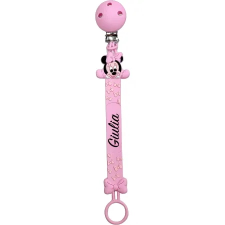 Cadena para Chupete Flat Minnie con Nombre | BABYJART® 2