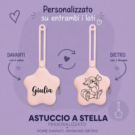 Personalized Star Pacifier Case with Name and Image | BABYJART®