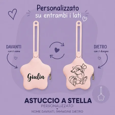 Personalized Star Pacifier Case with Name and Image | BABYJART®