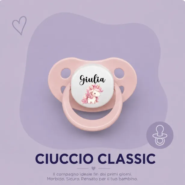 Ciuccio Personalizzato con Nome | Babyjart – Sicuro