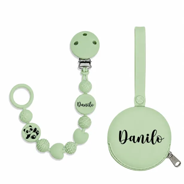 Personalisierte Silikon-Schnullerkette BUBBLE | BABYJART®