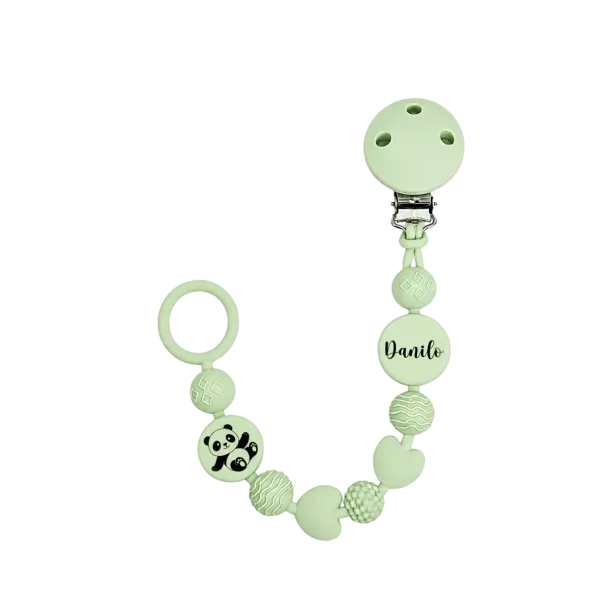 Personalized Silicone Pacifier Clip BUBBLE | BABYJART®