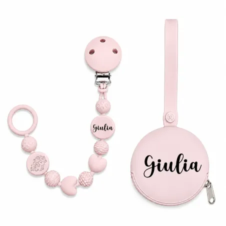 Personalized Silicone Pacifier Clip BUBBLE | BABYJART®