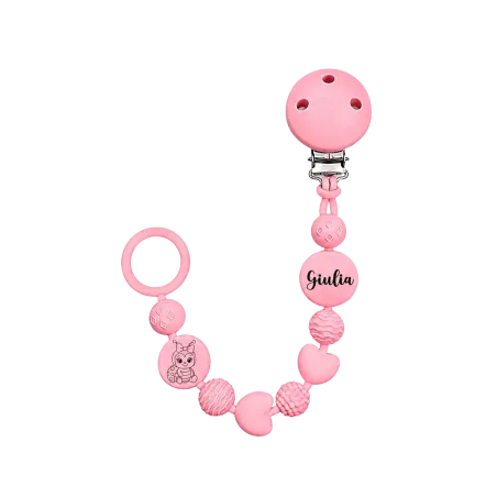 Corrente de Chucha em Silicone Personalizada BUBBLE | BABYJART®