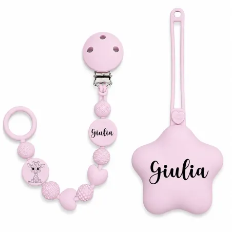 Corrente de Chucha em Silicone Personalizada BUBBLE | BABYJART®