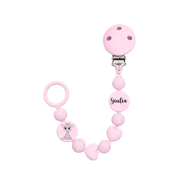 Personalized Silicone Pacifier Clip BUBBLE | BABYJART®