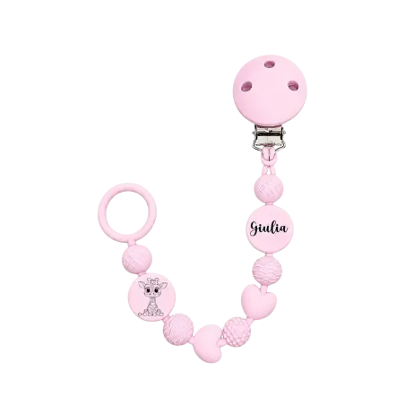 Personalized Silicone Pacifier Clip BUBBLE | BABYJART®