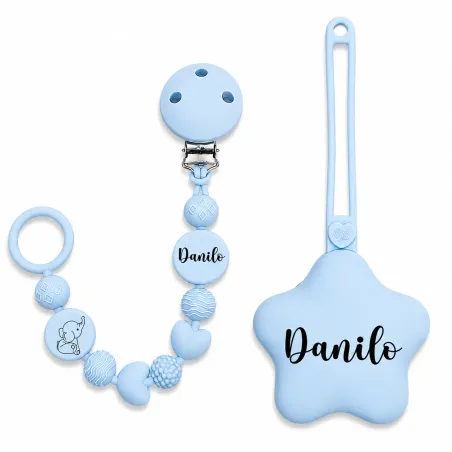 Personalized Silicone Pacifier Clip BUBBLE | BABYJART®