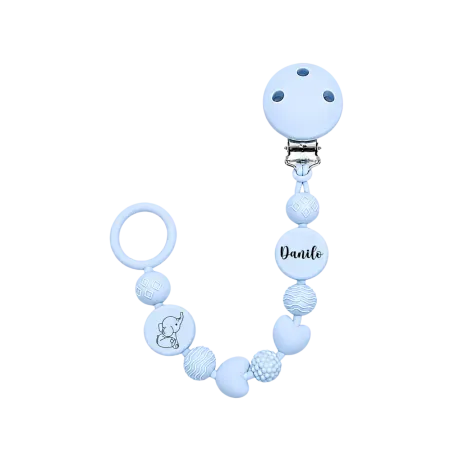 Corrente de Chucha em Silicone Personalizada BUBBLE | BABYJART® 2