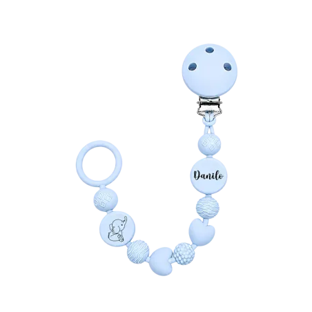 Personalized Silicone Pacifier Clip BUBBLE | BABYJART®