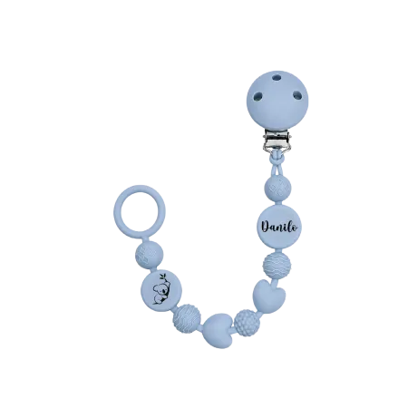 Catenella Portaciuccio in Silicone Personalizzata BUBBLE | BABYJART® 2